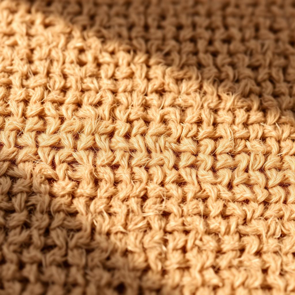 Macro del tessuto bouclé tortora